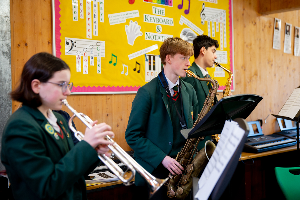 St Benedict's Music GCSE composition/performance Bassistry workshop