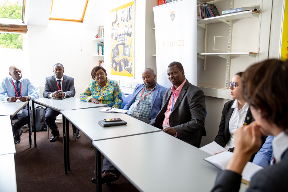 Kenyan MPs visit St Benedict's