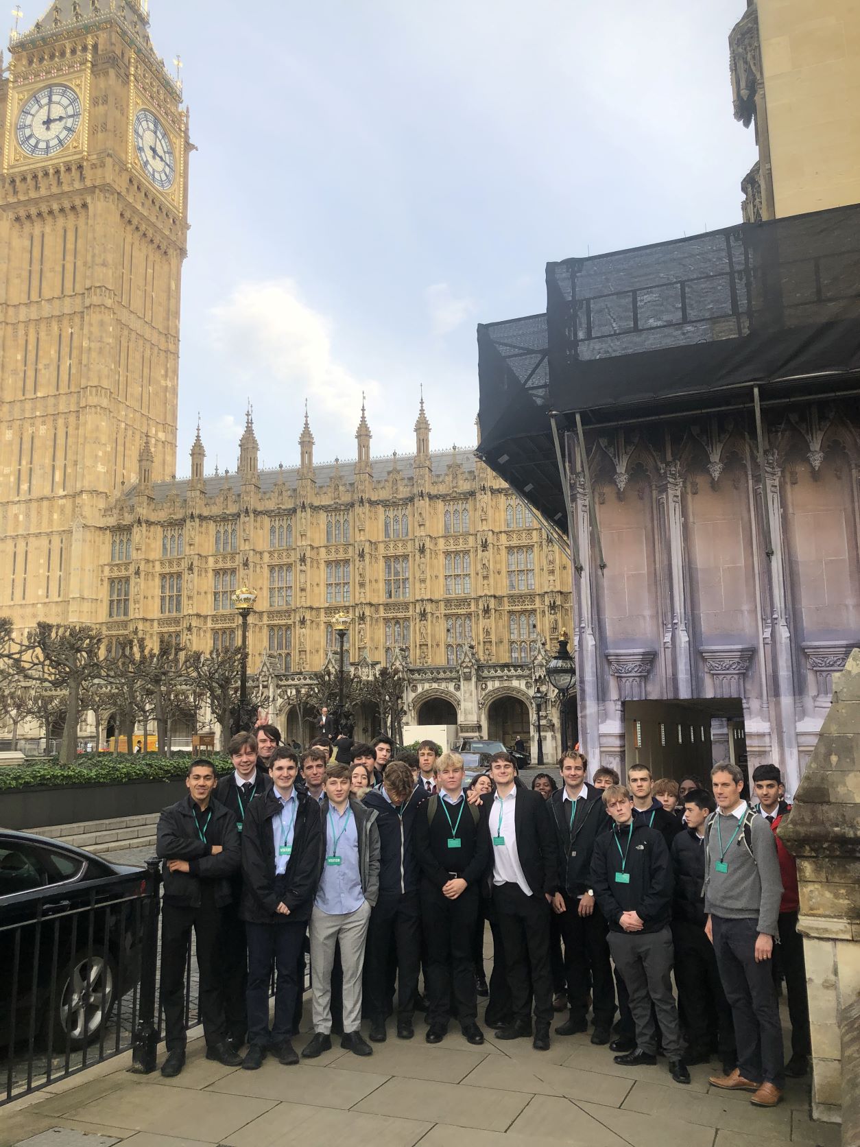 St Benedict's A Level Politics trip to Parliament