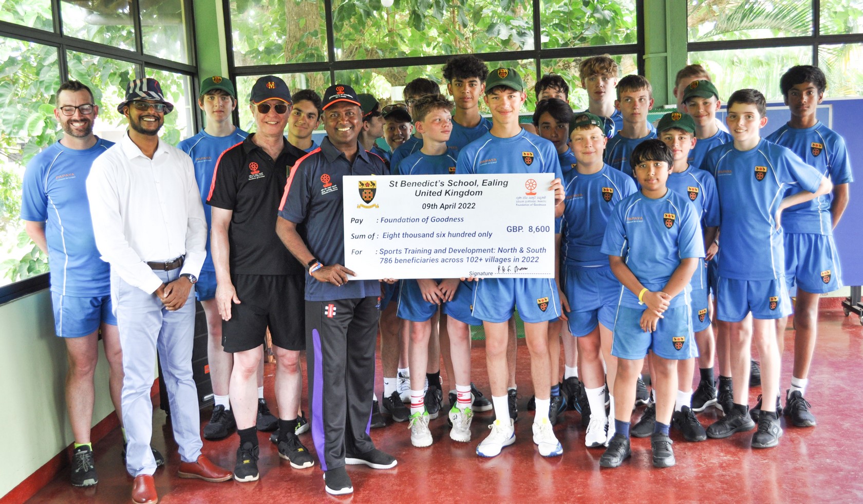 St Benedict's cricket Tour to Sri Lanka