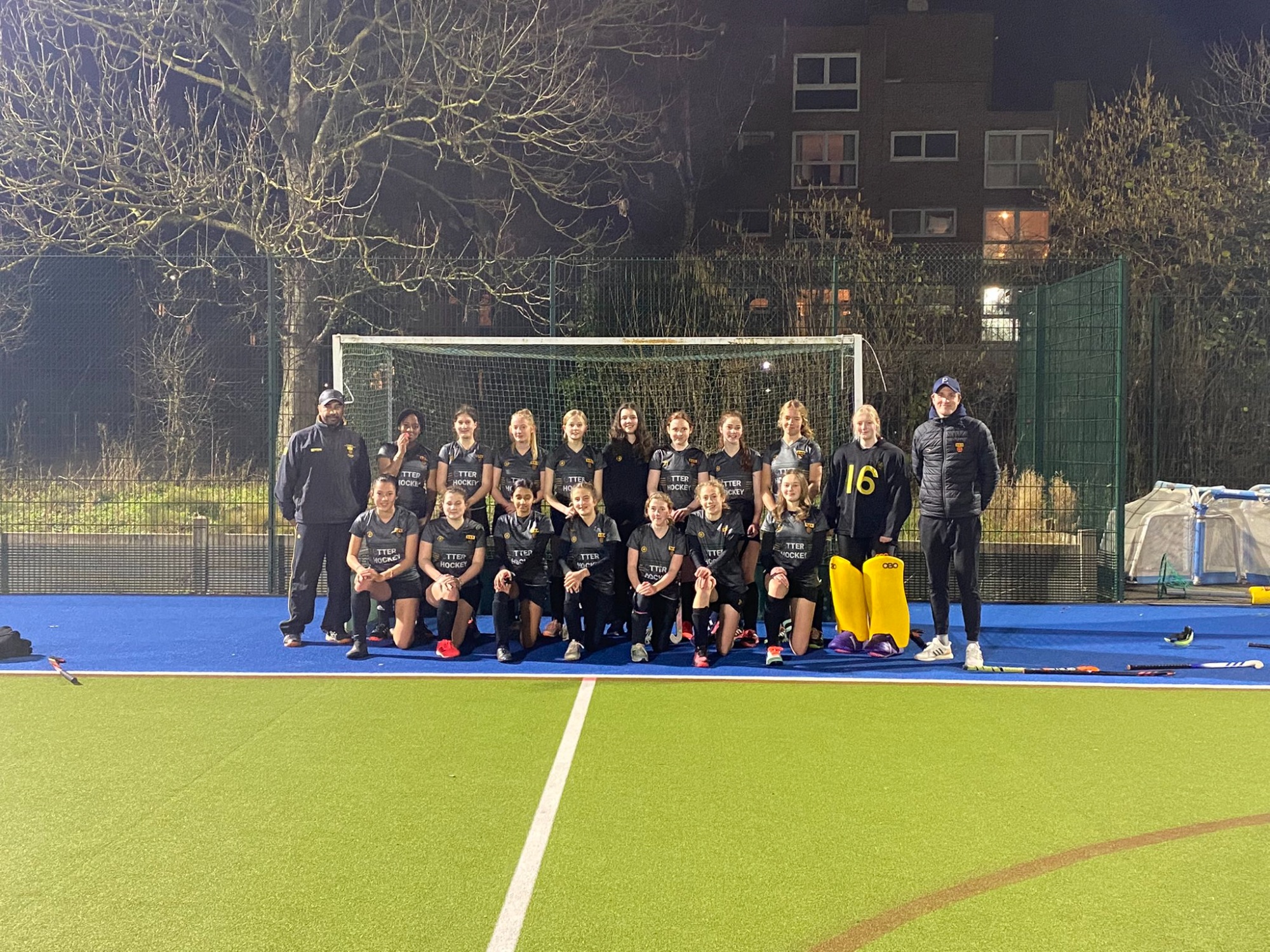 St Benedict's U16 Hockey team are London Champions