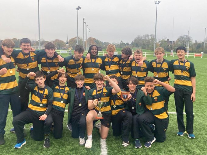 St Benedict's U15 Rugby team win County Cup