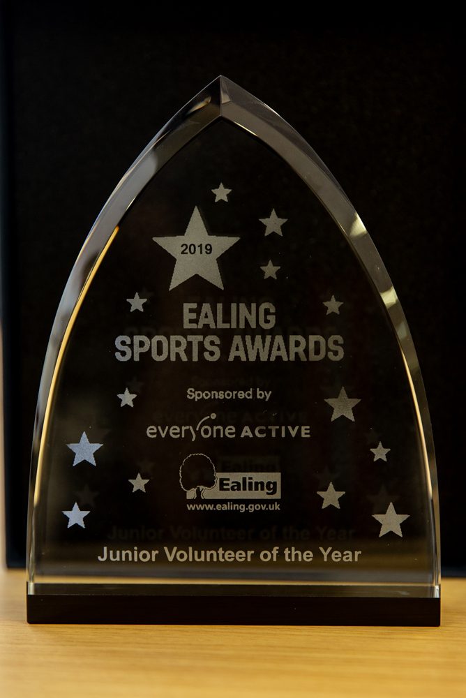St Benedict's student in Ealing Sports Volunteer of the Year