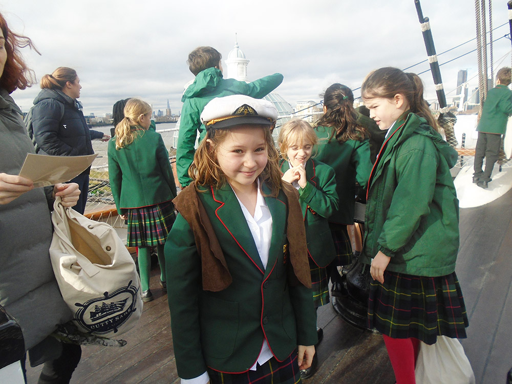 St Benedict's Junior School visits the Cutty Sark