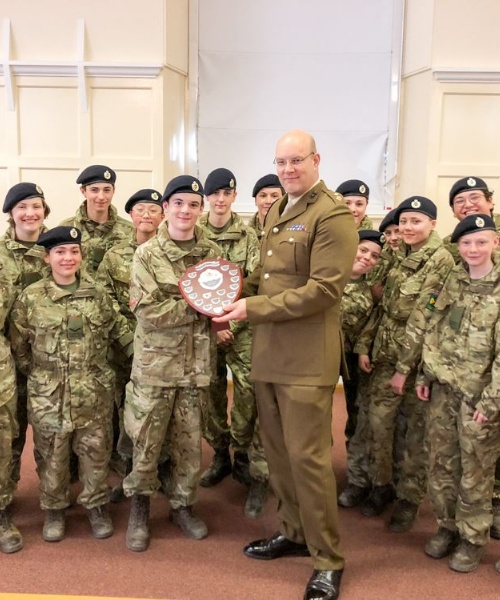 News » St Benedict’s CCF team wins Royal Engineers competition