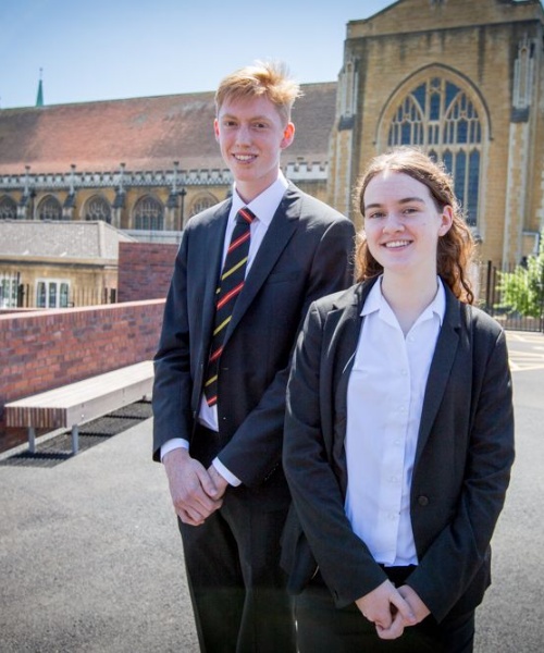 News » Introducing St Benedict's new Head Boy and Head Girl