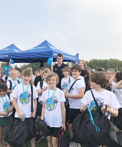 News » Brownlees inspire St Benedict's triathletes!