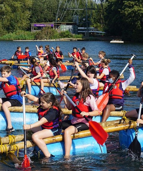 News » Year 7 team-building at Hillingdon Outdoor Activity Centre
