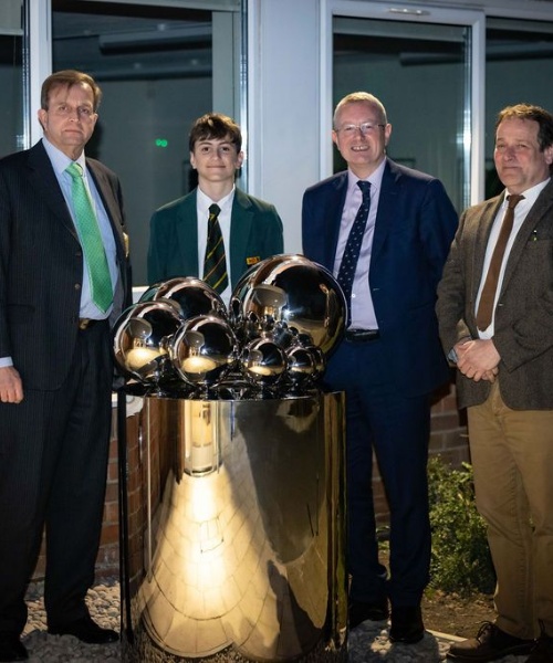 News » St Benedict's new atrium and sculpture - celebrating 120 years